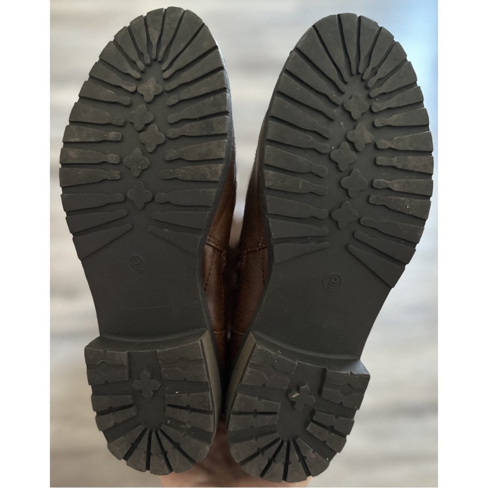 Like New! Brown Leather Over The Knee Boots - Picture 3 of 6